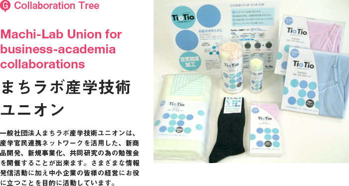 (G)Collaboration Tree まちラボ産学技術ユニオン
